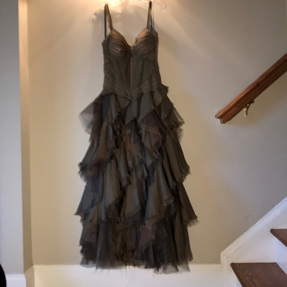 Gorgeous Evening gown. Olive green